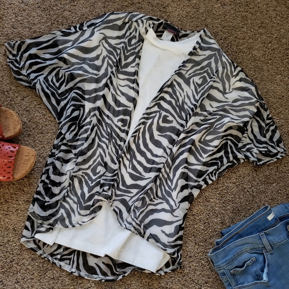 Zebra print Wrap